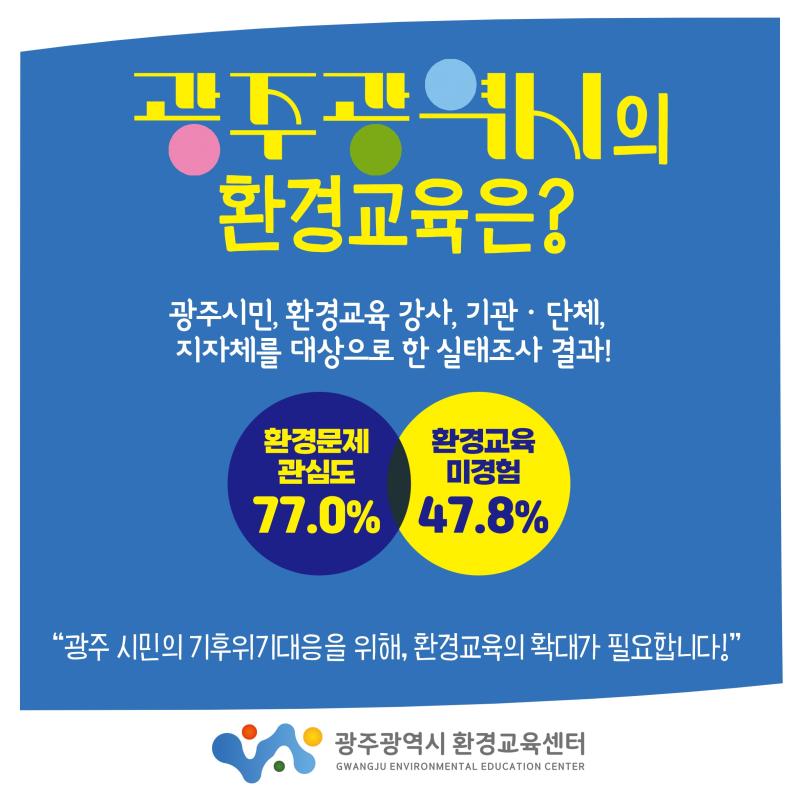 2024년 광주환경교육 실태조사 결과 썸네일